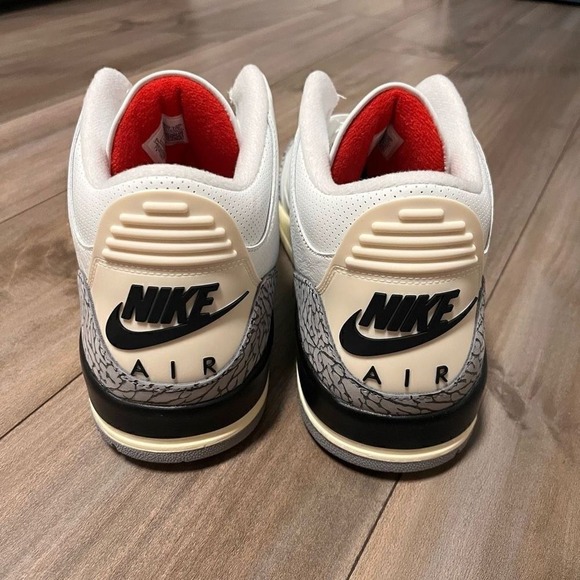 New Air Jordan 3 White Cement Reimagined 2023 Size 17 Rare Retro Authentic MJ OG - Picture 4 of 8